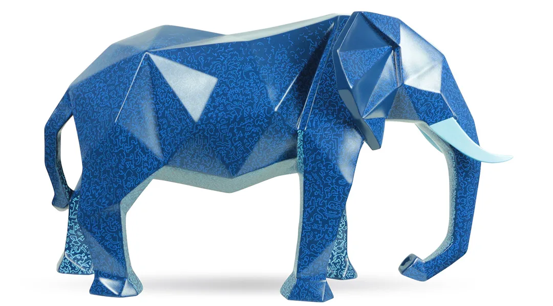 Blue elephant