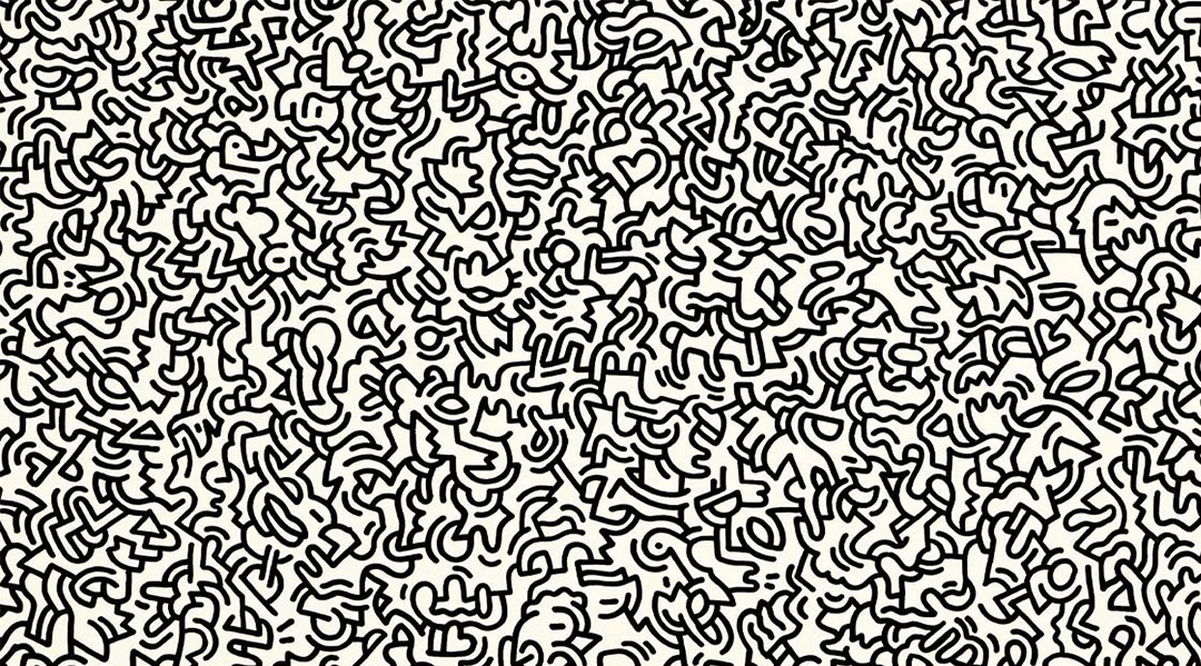 Vignette Black Lines