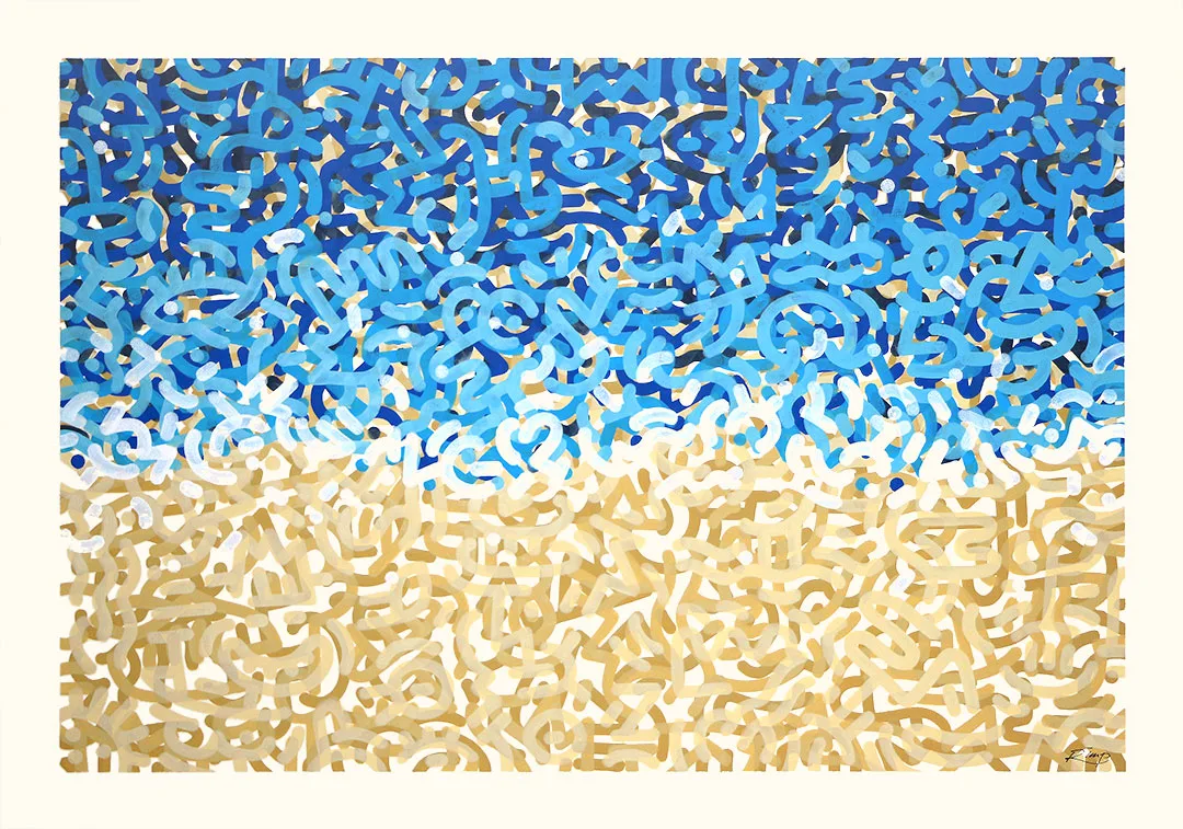 "Plage" œuvre de Rimp