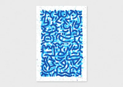Dessin "Cosmic Blue" de Rimp