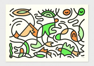 Dessin "Méandres" de Rimp